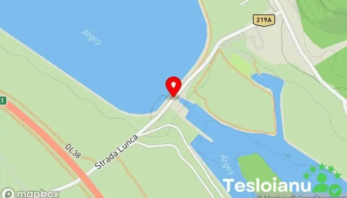 hartă a Barajul Budeasa Baraj în Budeasa