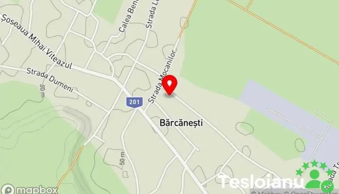 hartă a Bărcăneşti  în Bărcăneşti