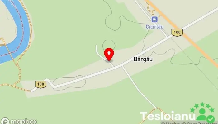 hartă a Bârgău  în Bârgău