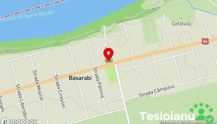 hartă a Basarabi  în Basarabi