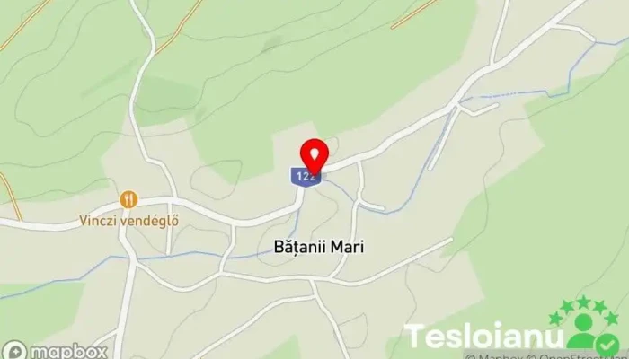 hartă a Bățanii Mari  în Bățanii Mari