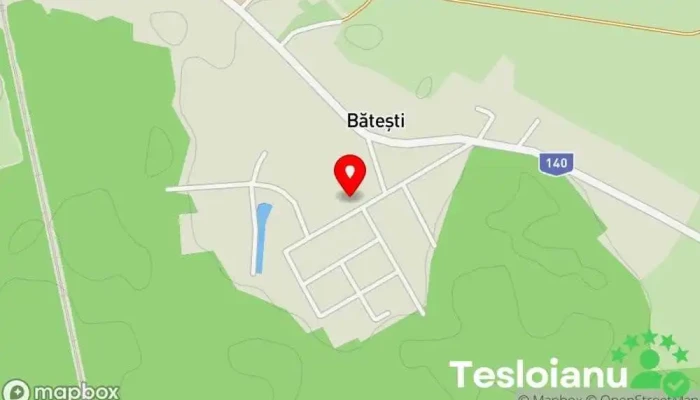 hartă a Bătești  în Bătești
