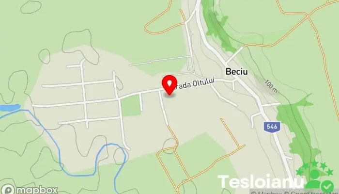 hartă a Beciu  în Beciu