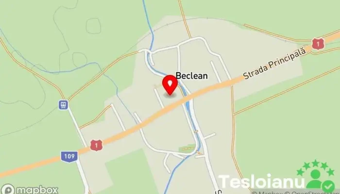 hartă a Beclean  în Beclean