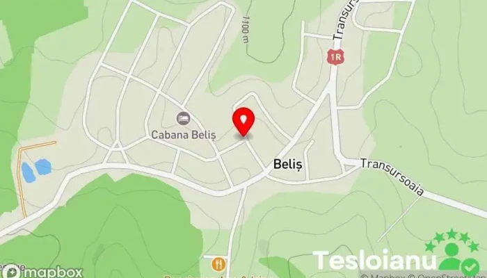 hartă a Beliș  în Beliș