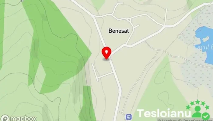 hartă a Benesat  în Benesat