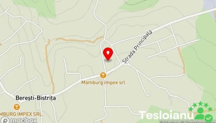 hartă a Berești-Bistrița  în Berești-Bistrița