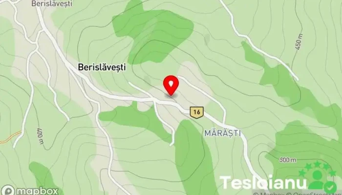 hartă a Berislăvești  în Berislăvești