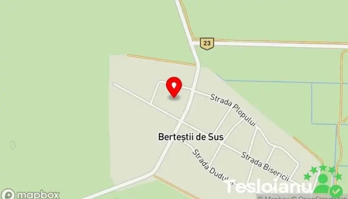 hartă a Berteștii de Sus  în Berteștii de Sus