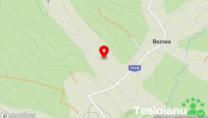 hartă a Beznea  în Beznea