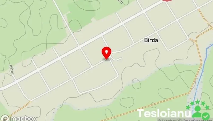 hartă a Birda  în Birda