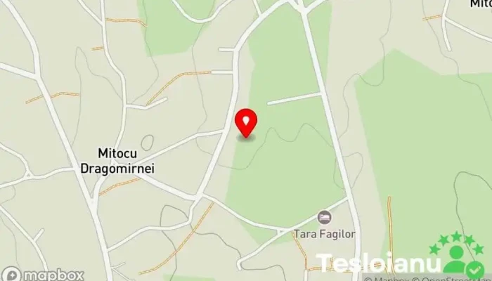 hartă a Biserica Catolica Biserică catolică, Biserică în Mitocu Dragomirnei