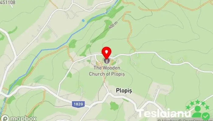hartă a Biserica de lemn 