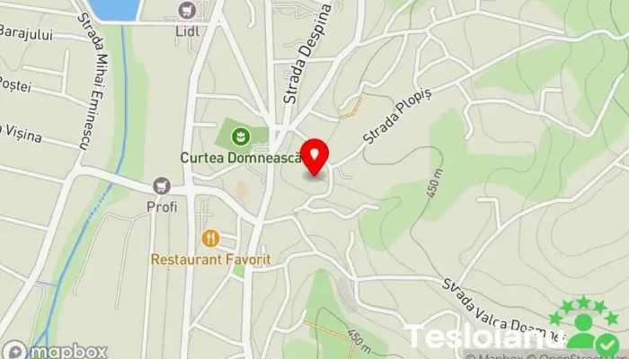 hartă a Biserica San Nicoară, CURTEA DE ARGEȘ Biserică în Curtea de Argeș