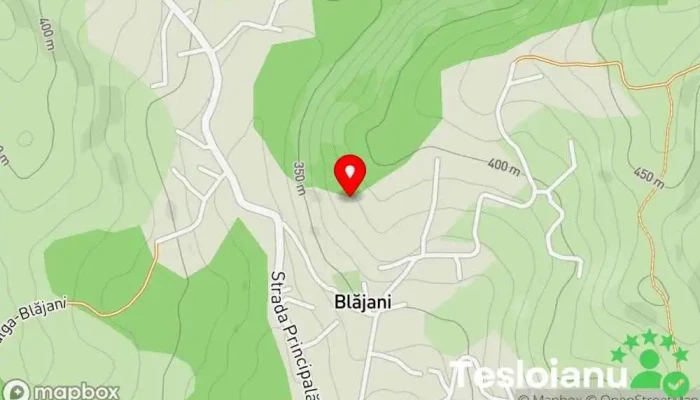 hartă a Blăjani  în Blăjani