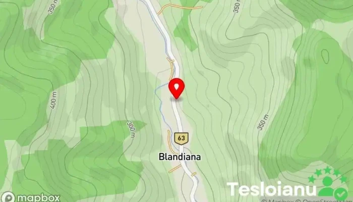 hartă a Blandiana  în Blandiana