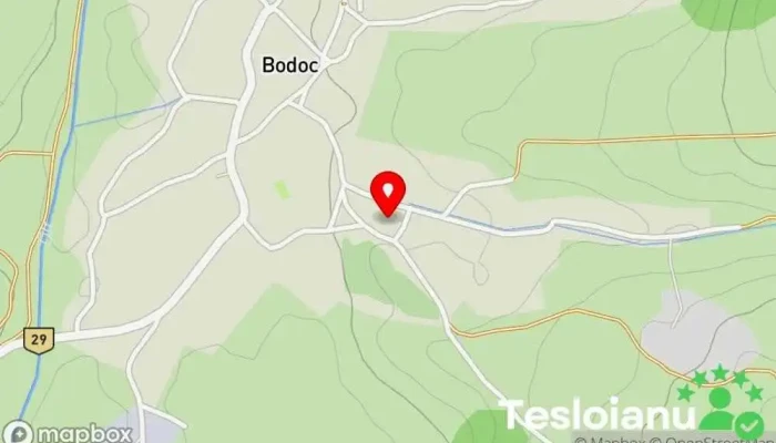 hartă a Bodoc  în Bodoc