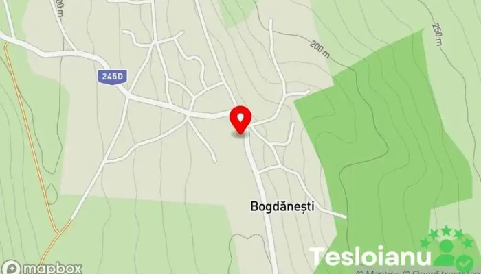 hartă a Bogdănești  în Bogdănești