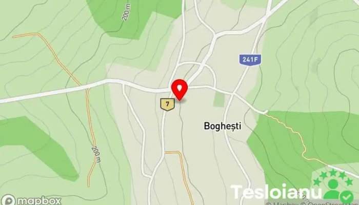 hartă a Boghești  în Boghești