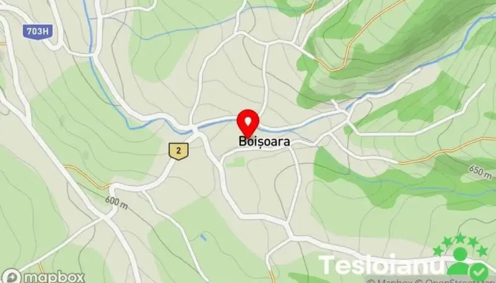 hartă a Boișoara  în Boișoara