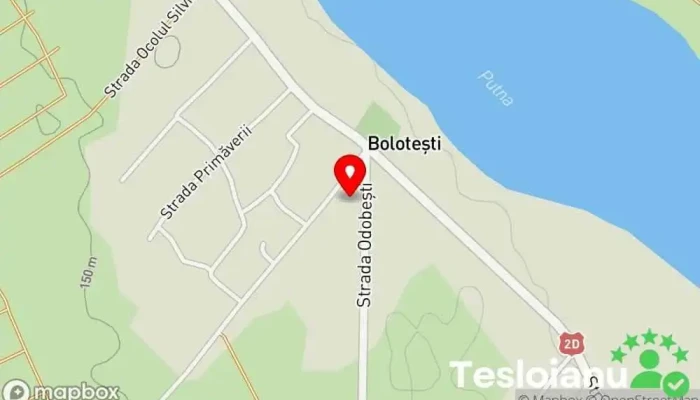 hartă a Bolotești  în Bolotești