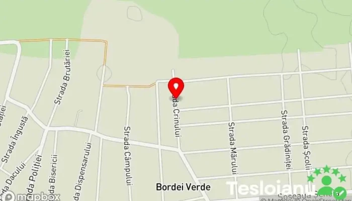 hartă a Bordei Verde  în Bordei Verde