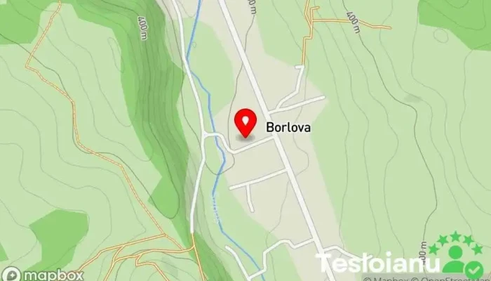 hartă a Borlova  în Borlova
