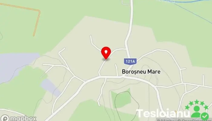 hartă a Boroșneu Mare  în Boroșneu Mare