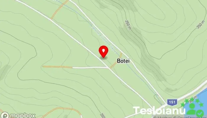 hartă a Botei  în Botei