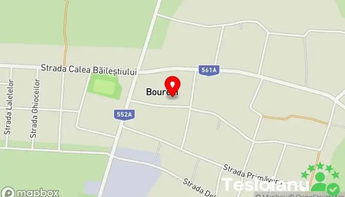 hartă a Boureni  în Boureni