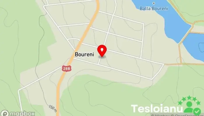 hartă a Boureni  în Boureni