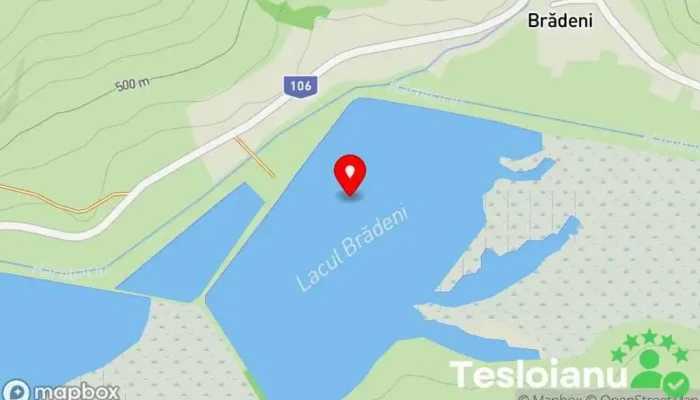 hartă a Brădeni Lac în 