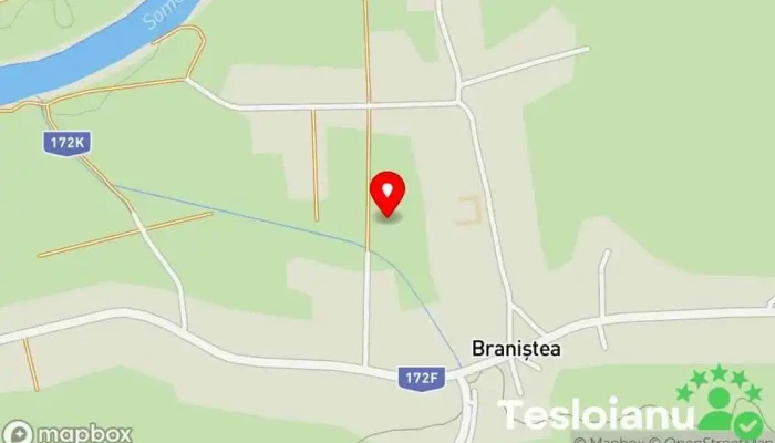 hartă a Braniştea  în Braniştea