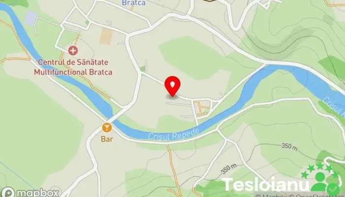 hartă a Bratca  în Bratca