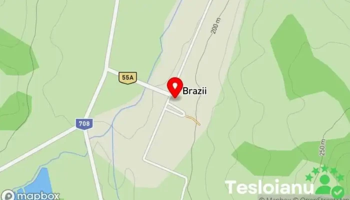 hartă a Brazii  în Brazii