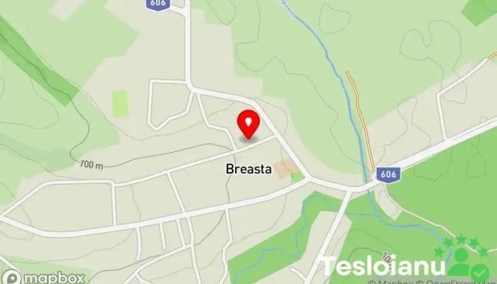 hartă a Breasta  în Breasta