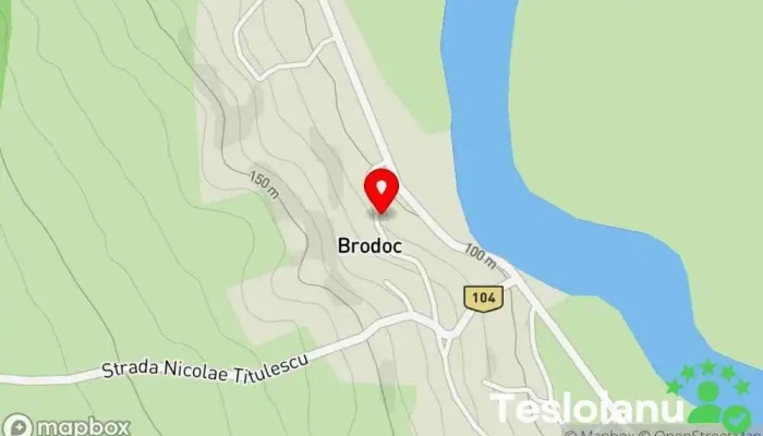 hartă a Brodoc  în Brodoc