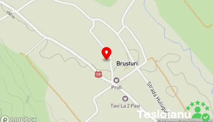 hartă a Brusturi  în Brusturi