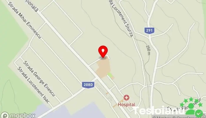 hartă a Bucecea Botoșani Comerciant de articole din fier în Bucecea