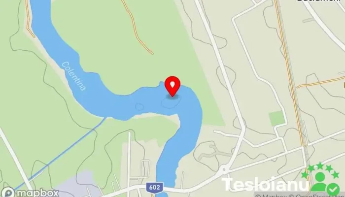 hartă a Buciumeni Lac în 