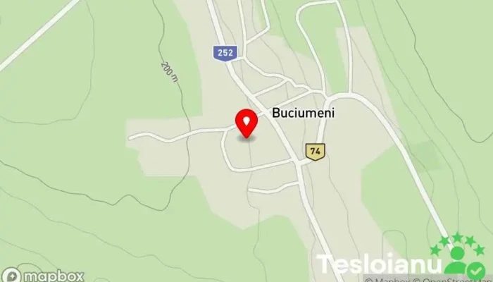 hartă a Buciumeni  în Buciumeni