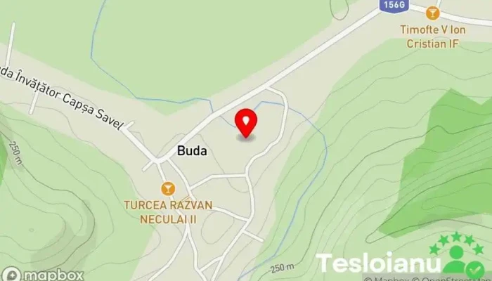 hartă a Buda  în Buda