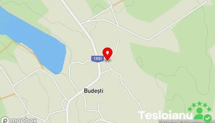 hartă a Budeşti  în Budeşti