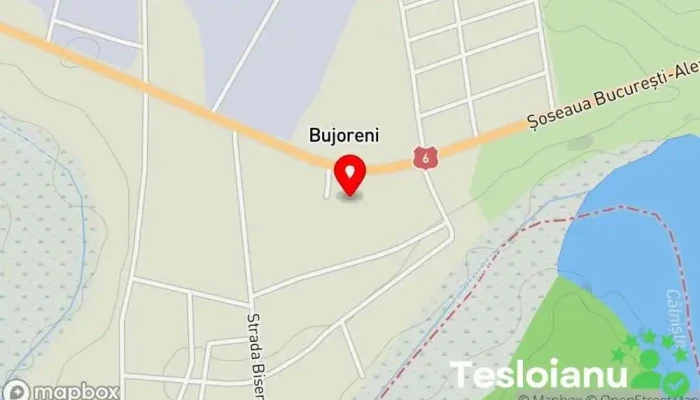 hartă a Bujoreni  în Bujoreni