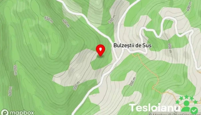 hartă a Bulzeştii de Sus  în Bulzeştii de Sus
