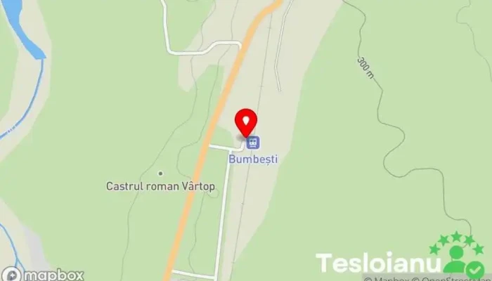 hartă a Bumbești Gară în 