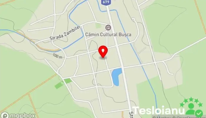 hartă a Bușca  în Bușca