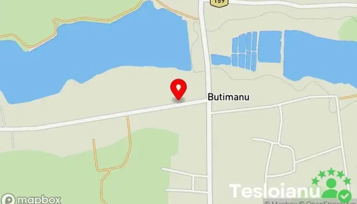 hartă a Butimanu  în Butimanu