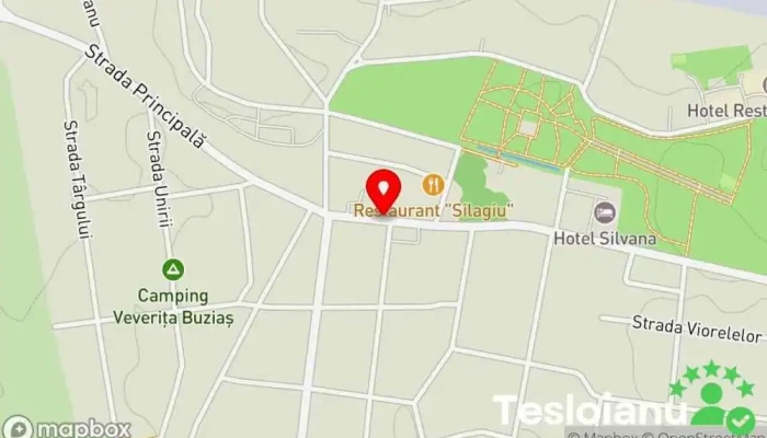hartă a Buzias Companie de minerit, Exportator de cărbune, Atracție turistică în Buziaș