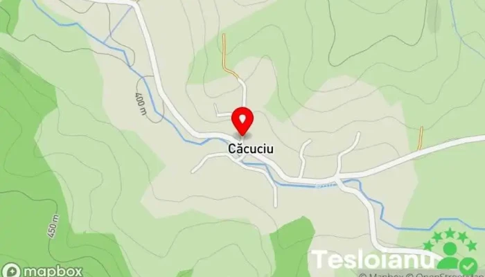 hartă a Căcuciu  în Căcuciu